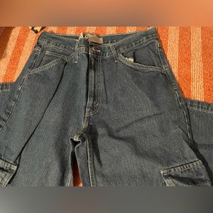 94’s baggy cargo silver tab levis